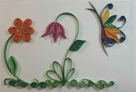 Illustrazione di un rosario realizzato con la tecnica del Quilling
