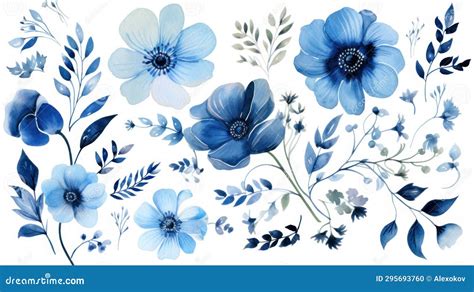 illustrazione di fiori delicati azzurri e bianchi associati alla Madonna