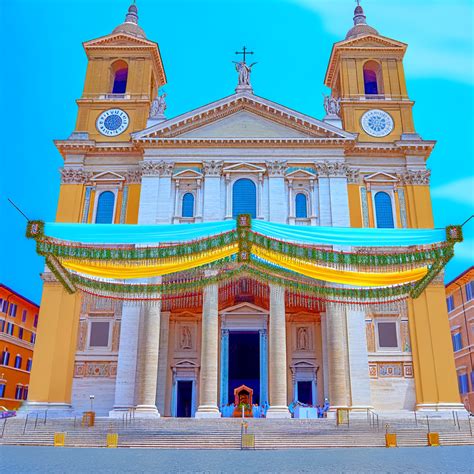 Architettura esterna della Nuova Basilica di San Gabriele