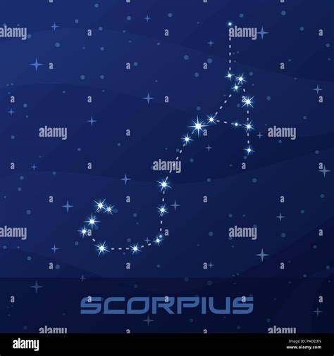 Costellazione dello Scorpione stilizzata