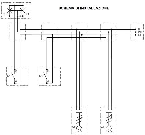 schema di installazione luminarie natalizie in ambiente urbano con punti di ancoraggio