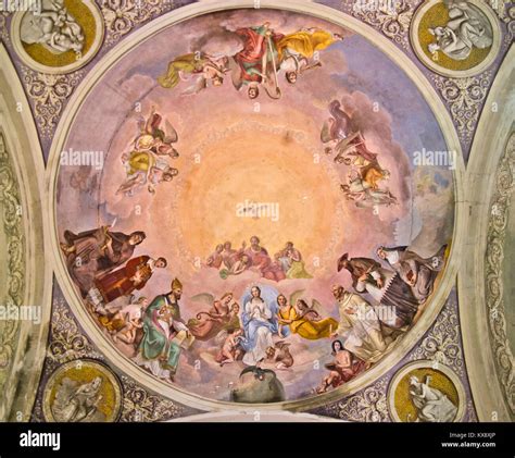 Affresco raffigurante Sant'Eutizio e Santo Spes