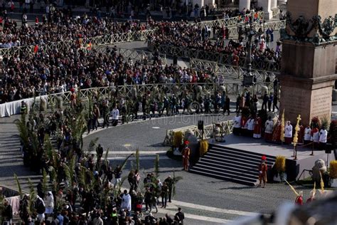 Thematic photo of Palm Sunday celebration in Reggio Calabria with palms and olive branches