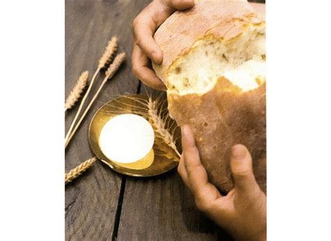 Rappresentazione artistica del Pane Eucaristico e del Corpo di Cristo