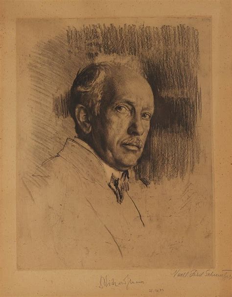 Ritratto di Richard Strauss giovane in contemplazione