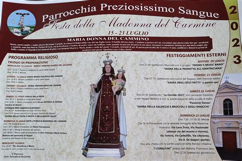 infografica che illustra i sette misteri del Rosario del Preziosissimo Sangue