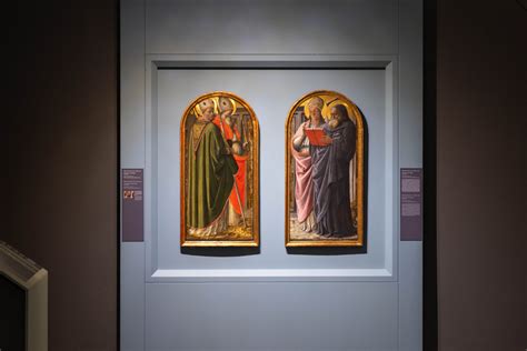Trittico con Veronica fiamminga e pannelli di Filippino Lippi esposto alla mostra 