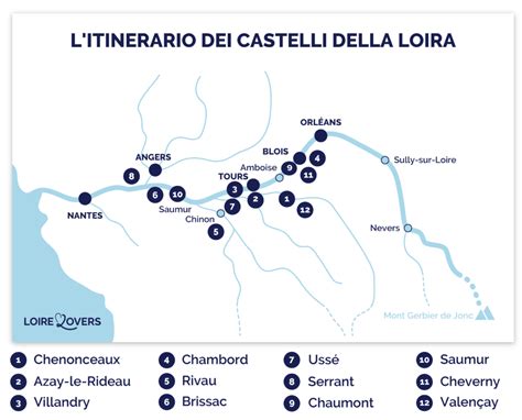 Mappa dell'itinerario 
