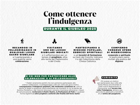 Infografica: i requisiti per ottenere l'indulgenza plenaria