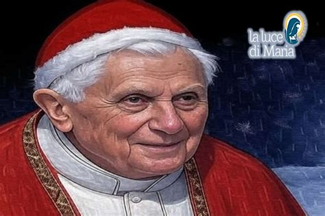 Benedetto XVI che parla di ambiente in un contesto naturale
