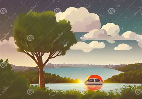 Illustrazione di una pietra eretta sotto un albero, a simboleggiare l'alleanza.