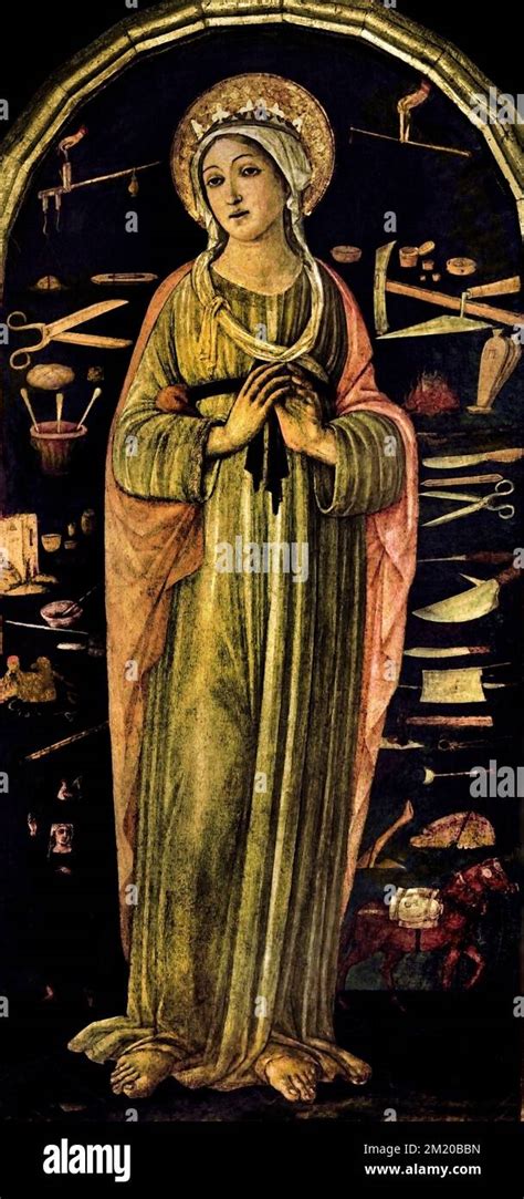 Reliquiari a pendente medievali: un esempio francese raffigurante santa Caterina di Alessandria (1370/1390) e un reliquiario a pendente a forma di pesce (1300 circa)