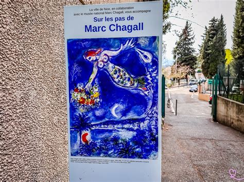 Mappa del quartiere di Cimiez a Nizza con l'ubicazione del museo Chagall
