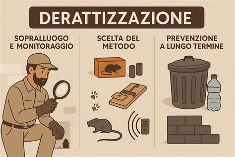 infografica sui rischi legati ai roditori e l'importanza della derattizzazione