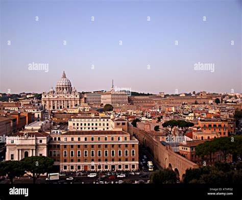 Panoramica della Città del Vaticano e della Basilica di San Pietro