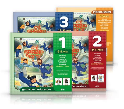 Copertine di vari sussidi e pubblicazioni dell'Azione Cattolica Ragazzi.