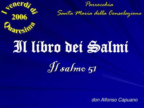 Schema della struttura del libro dei Salmi