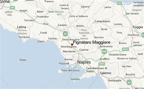 Mappa della Provincia di Caserta e Pignataro Maggiore