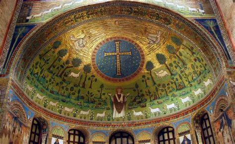 Mosaico bizantino di Sant'Apollinare in Classe, simbolo dell'influenza orientale a Ravenna