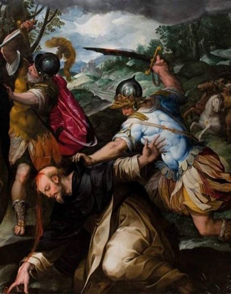 Illustrazione: Il martirio di San Pietro da Verona nel bosco di Seveso