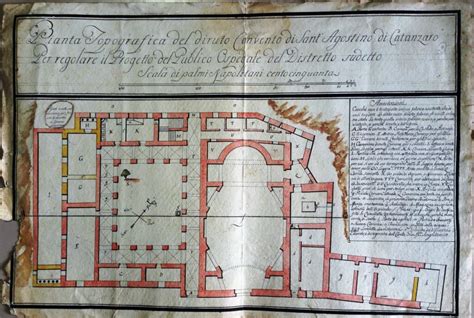 Pianta del convento originario di Manoppello