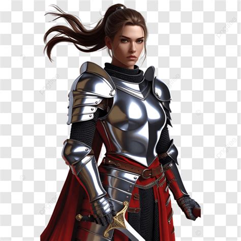 battaglia medievale con figura femminile in armatura