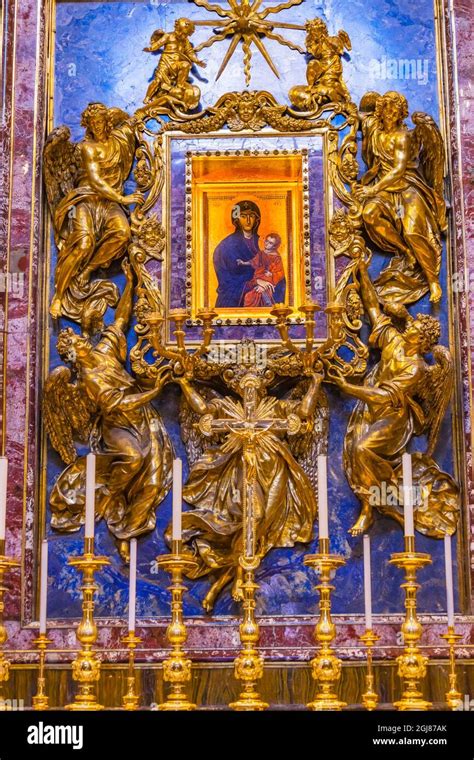 The icon of Salus Populi Romani, a Marian image from Santa Maria Maggiore, Rome