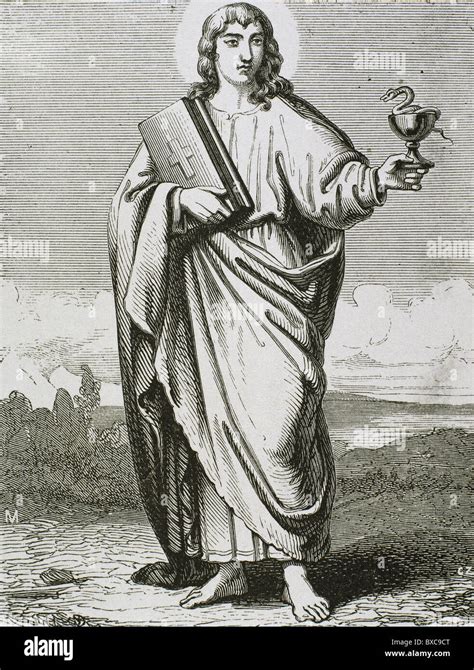 San Giovanni Evangelista con calice e serpente