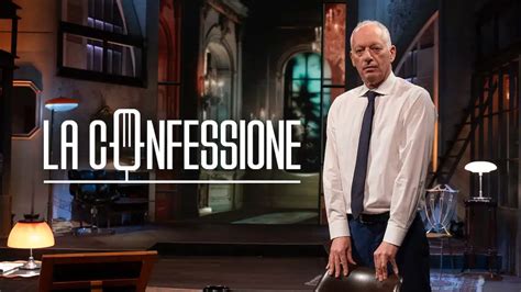 Peter Gomez nel set del programma La Confessione