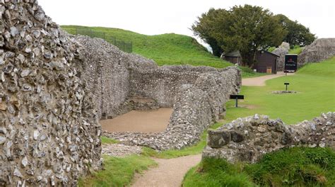 Mappa o ricostruzione del sito di Old Sarum con le sue fortificazioni