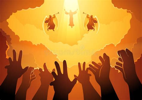 illustrazione biblica di persone che ringraziano Dio