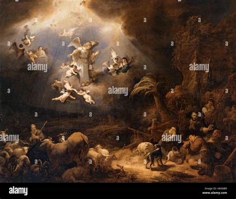 Angeli che annunciano la Natività ai pastori