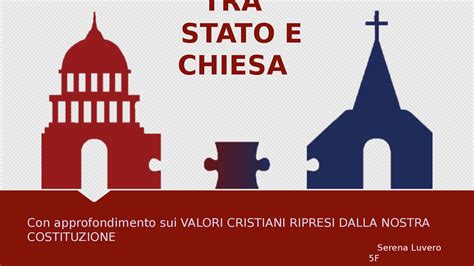 Rappresentazione grafica della separazione tra Chiesa e Stato