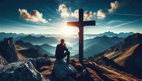 persona in preghiera in un luogo sereno