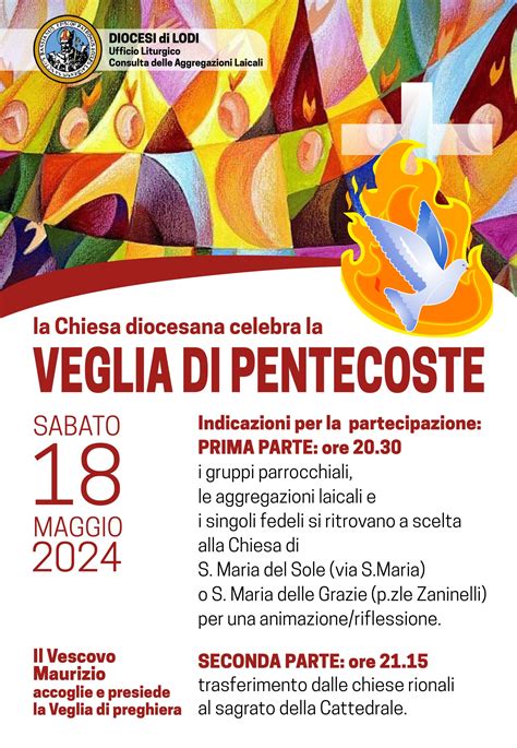 fotografia di una veglia di Pentecoste con il rito della benedizione del fuoco
