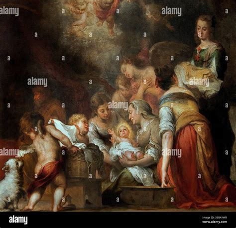 The birth of the Virgin by Bartolomé Esteban Murillo