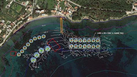 Mappa schematica delle aree di ormeggio riservate nel Bacino di San Marco per la Festa del Redentore, suddivise per tipo di imbarcazione