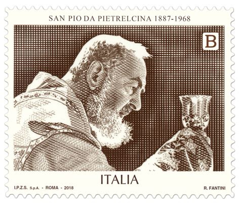 Francobollo commemorativo di Padre Pio