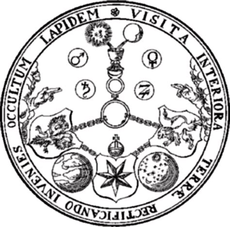 Sigillo del Vitriol dal Viridarium Chymicum di Daniel Stolcius von Stolcenberg (Francoforte, 1624)