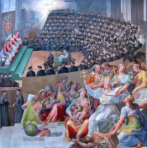 affresco del Concilio di Trento