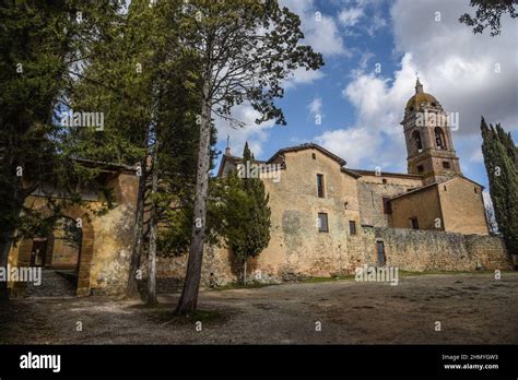 Veduta suggestiva dell'Eremo Agostiniano di Lecceto a Siena, luogo di vita contemplativa