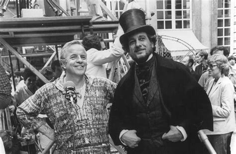 Franco Zeffirelli sul set di un film