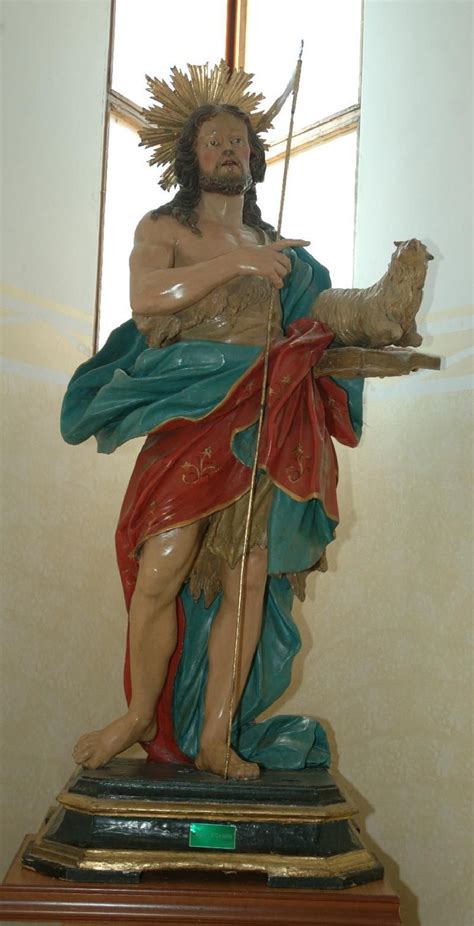 Statua o simulacro di San Giovanni Battista in processione a San Giovanni Gemini
