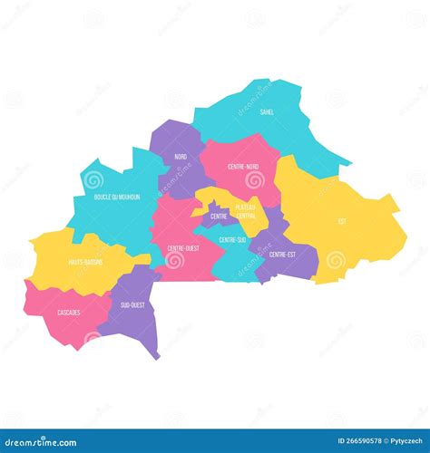 mappa del Burkina Faso con evidenziata la provincia di Sanmatenga