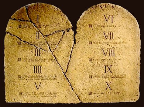 Tavole della Legge date a Mosè sul Monte Sinai come simbolo delle origini ebraiche della Pentecoste