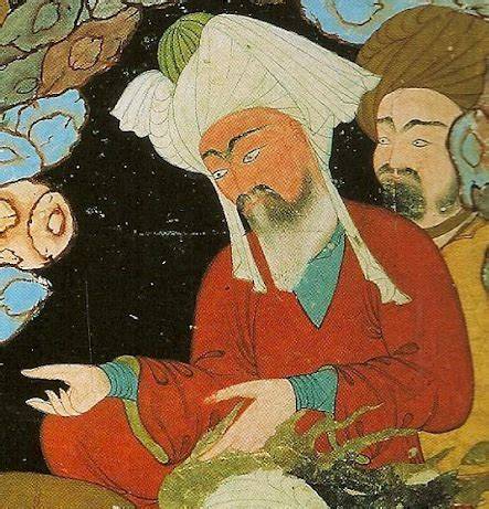 illustrazione della grotta di Thawr e Maometto con Abu Bakr