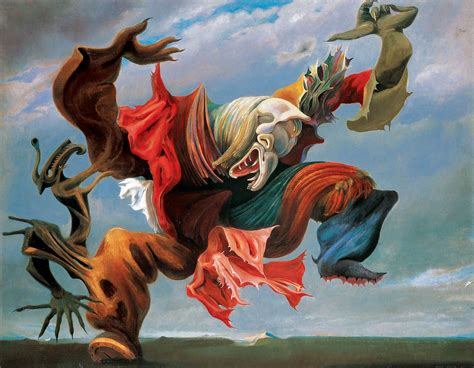 Foto delle pitture surrealiste dell'altare o delle dodici tele della chiesa