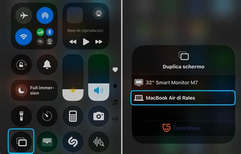 schermata AirPlay su iPad