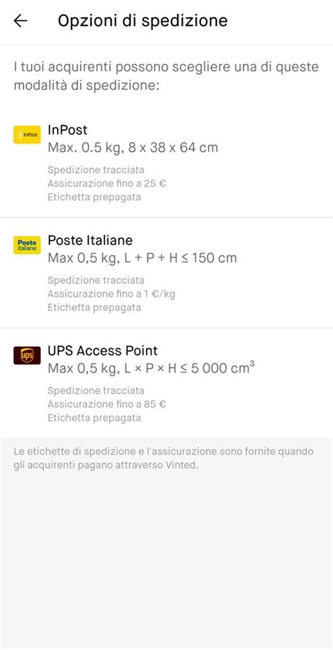 Immagine che illustra le opzioni di spedizione di PhotoSì