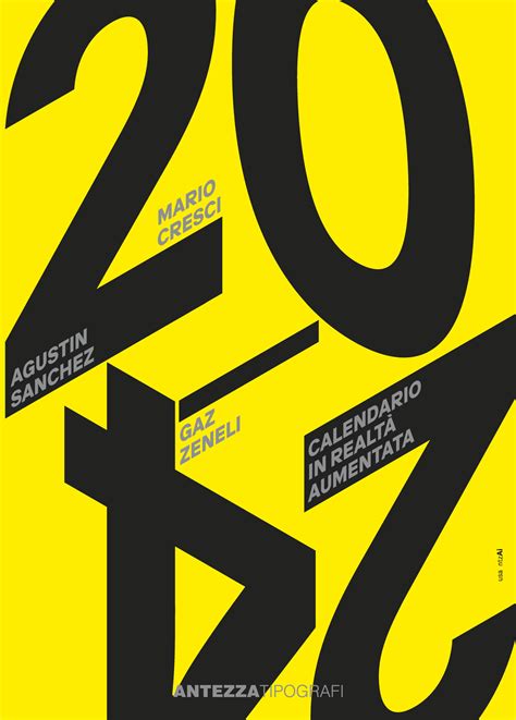 Pagina del calendario Antezza 2018 con elementi grafici ispirati alla tradizione